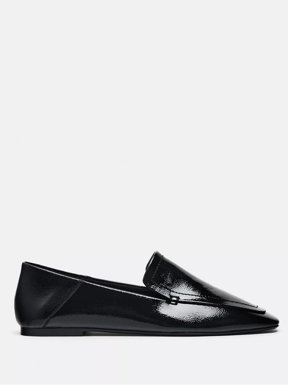 Zara Patent Effect Loafers